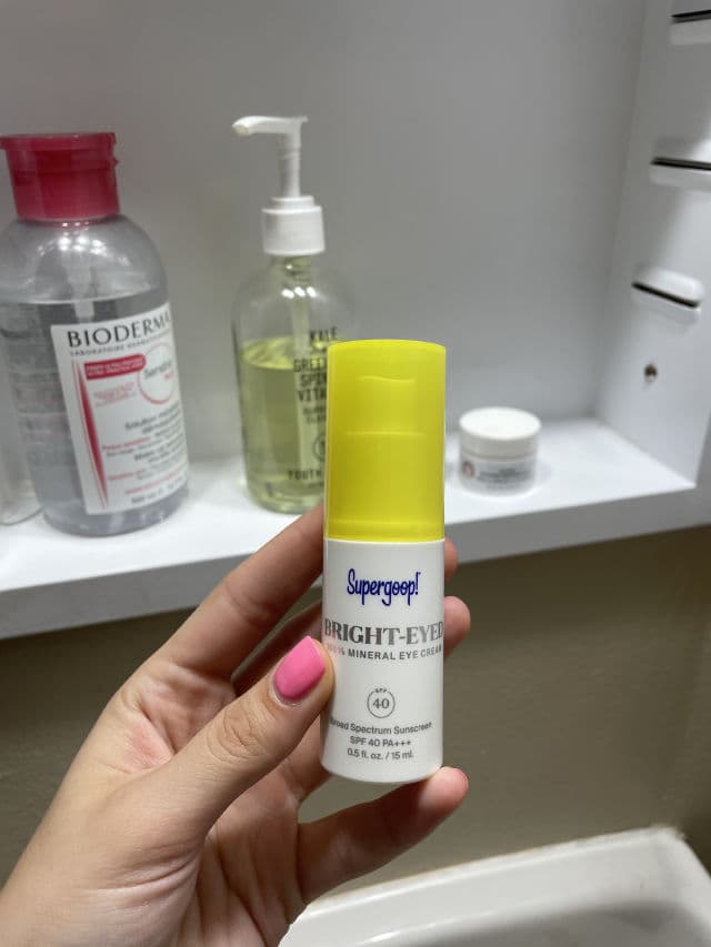 Supergoop! Bright-Eyed 100% Mineral Eye Cream SPF 40 review photo by alycia