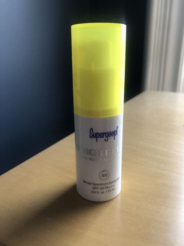 Supergoop! Bright-Eyed 100% Mineral Eye Cream SPF 40 review photo by amg3268