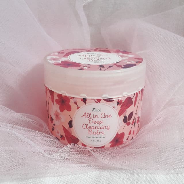 fanbo All In One Deep Cleansing Balm with Sakura Extract review photo by amyrahmisa