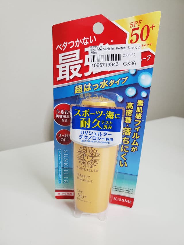 ISEHAN Co. Kiss Me Sunkiller Perfect Strong Z SPF 50+ PA++++ review photo by anamishublog