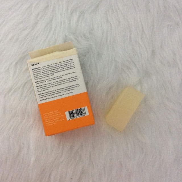 QUICK FX Pimple Eraser Cleansing Soap review photo by angegege