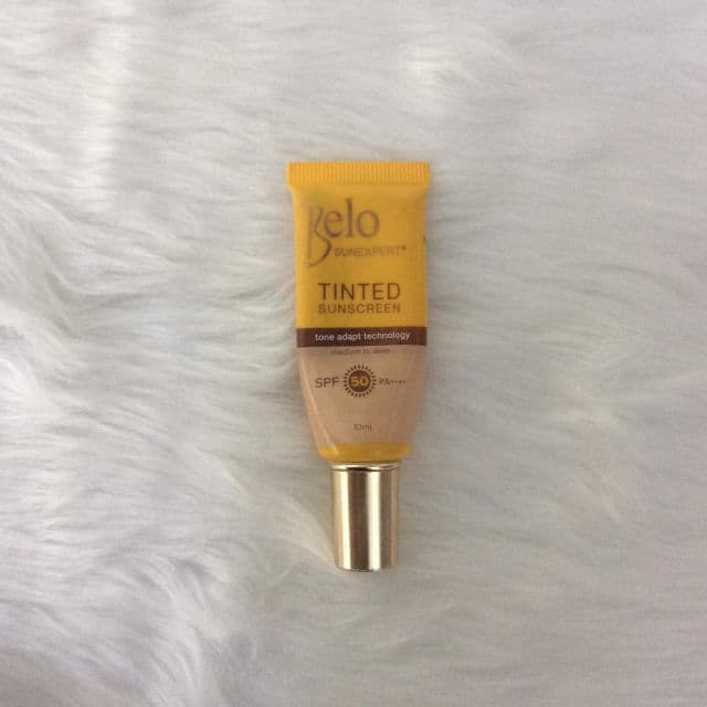 Belo Essentials SunExpert Perfecting Shield Tinted Sunscreen SPF50 PA++++ review photo by angegege