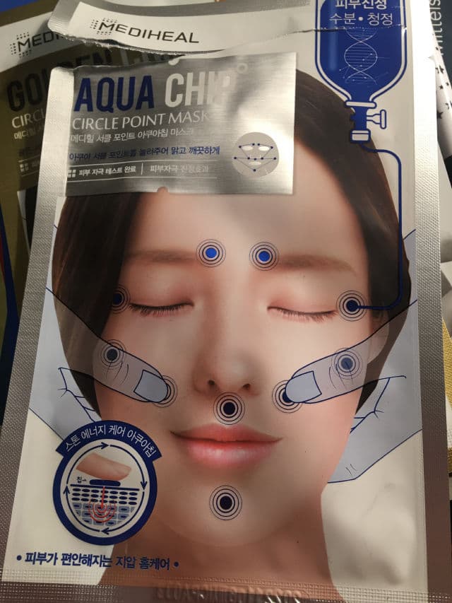 MEDIHEAL Aqua Chip Circle Point Mask review photo by annaya