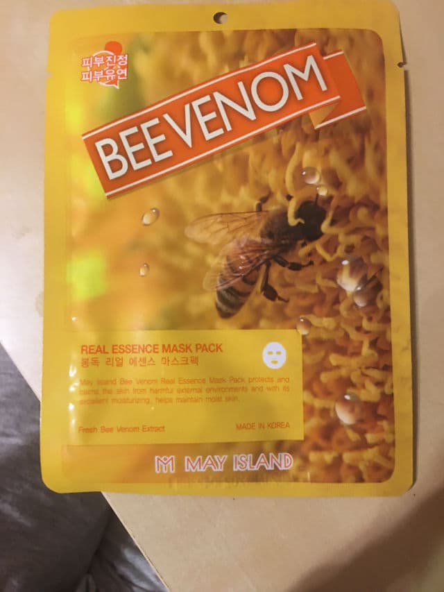 MAY ISLAND Bee Venom Real Essence Mask Sheet review photo by annaya