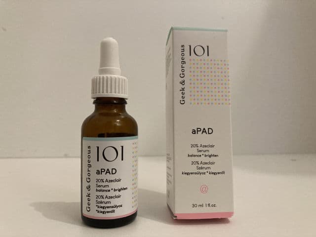 Geek & Gorgeous 101 aPAD 20% Azeclair Serum review photo by anook