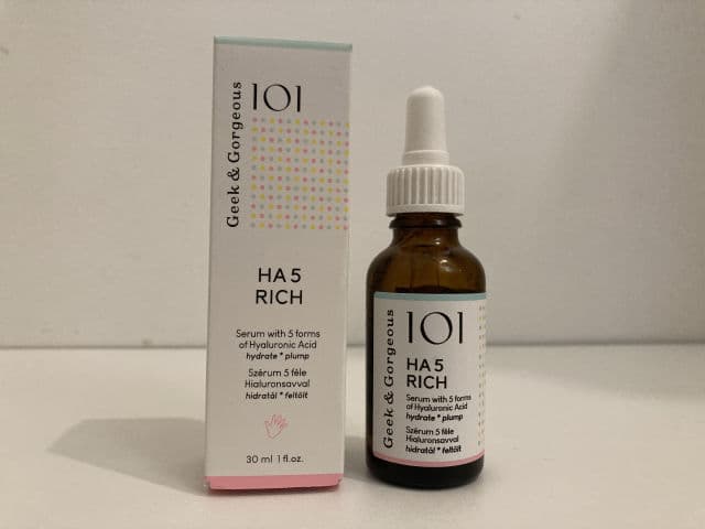Geek & Gorgeous 101 HA 5 Rich Serum review photo by anook