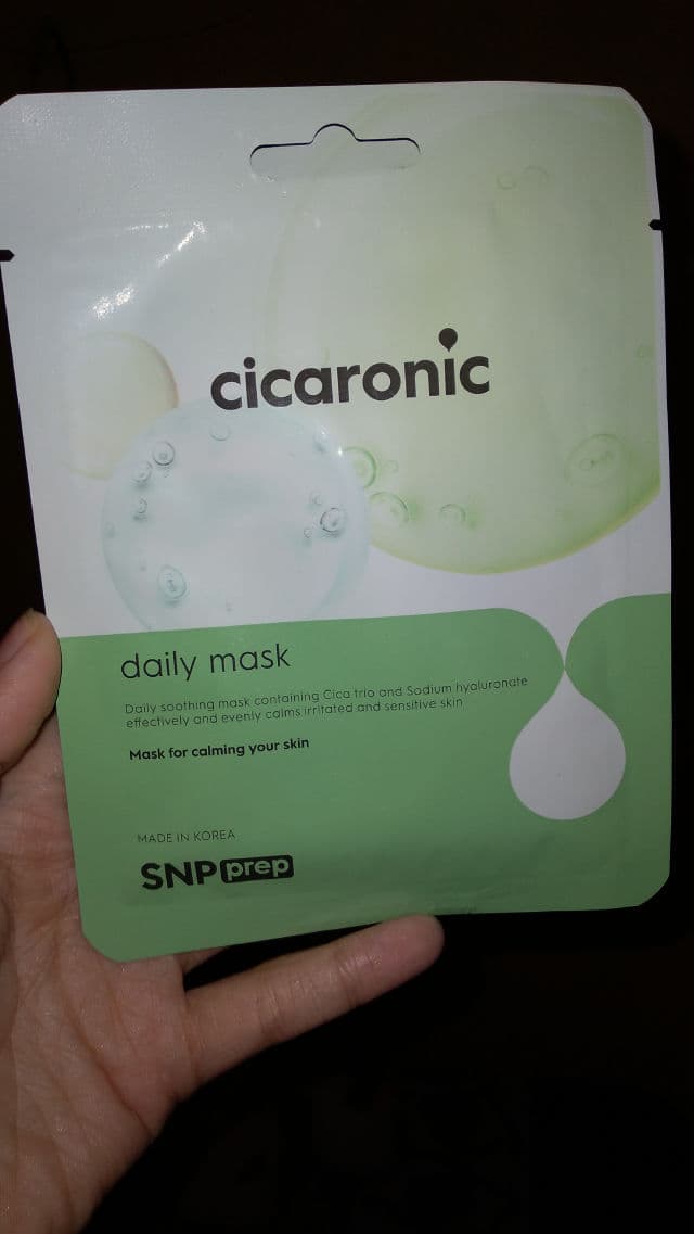 SNP Cicaronic Sheet Mask review photo by aprealyn