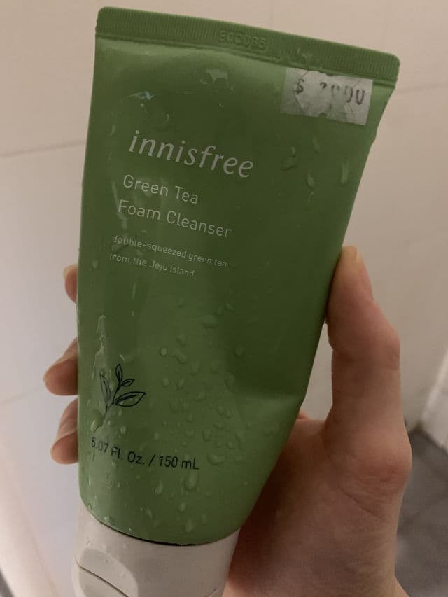 INNISFREE Green Tea Cleansing Foam review photo by apricot