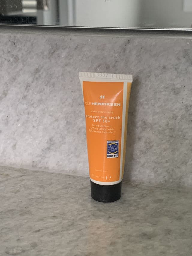Ole Henriksen Protect the Truth SPF 50+ Sunscreen review photo by aroseisarose