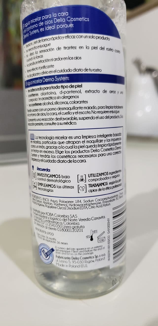 Delia Cosmetics Micellar Water review photo by arrobatania