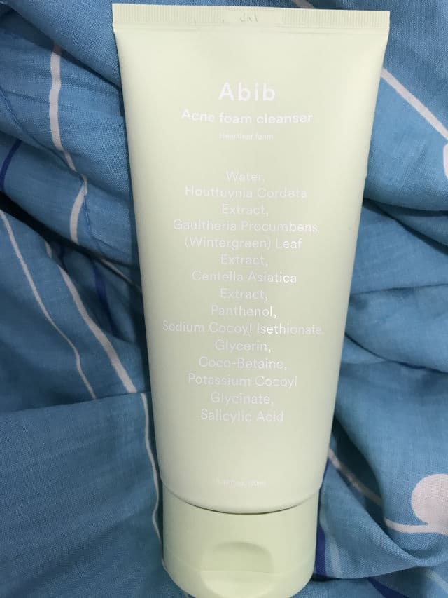 Abib Acne Foam Cleanser Heartleaf Foam review photo by hyulieronic