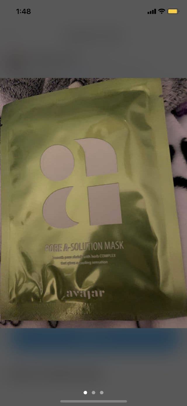 Avajar A-Solution Mask Pore review photo by ashysaurusrex