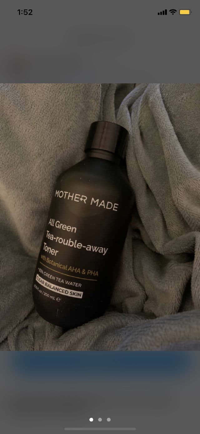 Mother Made All Green Tea-rouble-away Toner with Botanical AHA & PHA review photo by ashysaurusrex