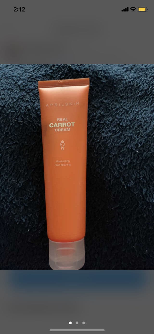 APRIL SKIN Carrot Blemish Cream review photo by ashysaurusrex
