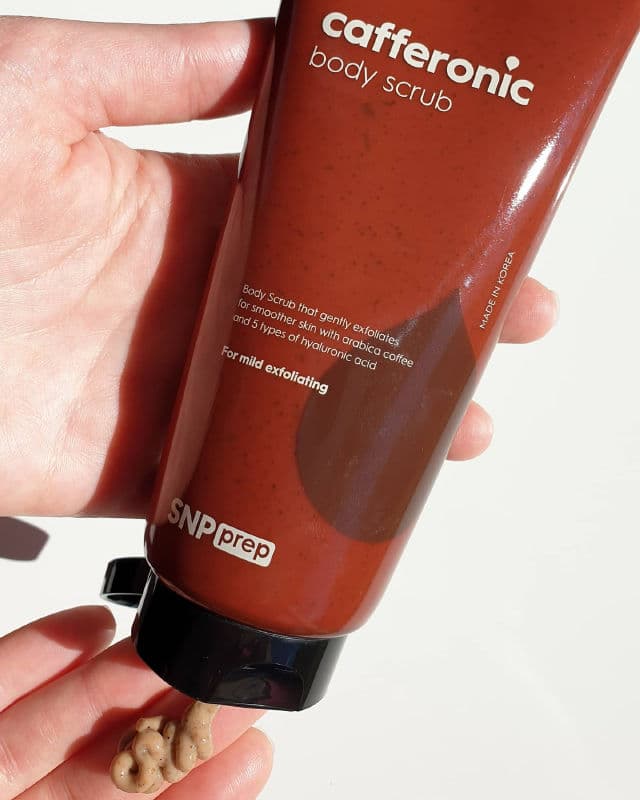 SNP Cafferonic Body Scrub review photo by askinmood