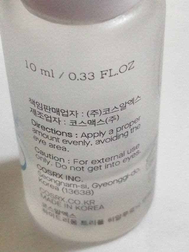 COSRX Hydrium Triple Hyaluronic Moisture Ampoule review photo by asyanie