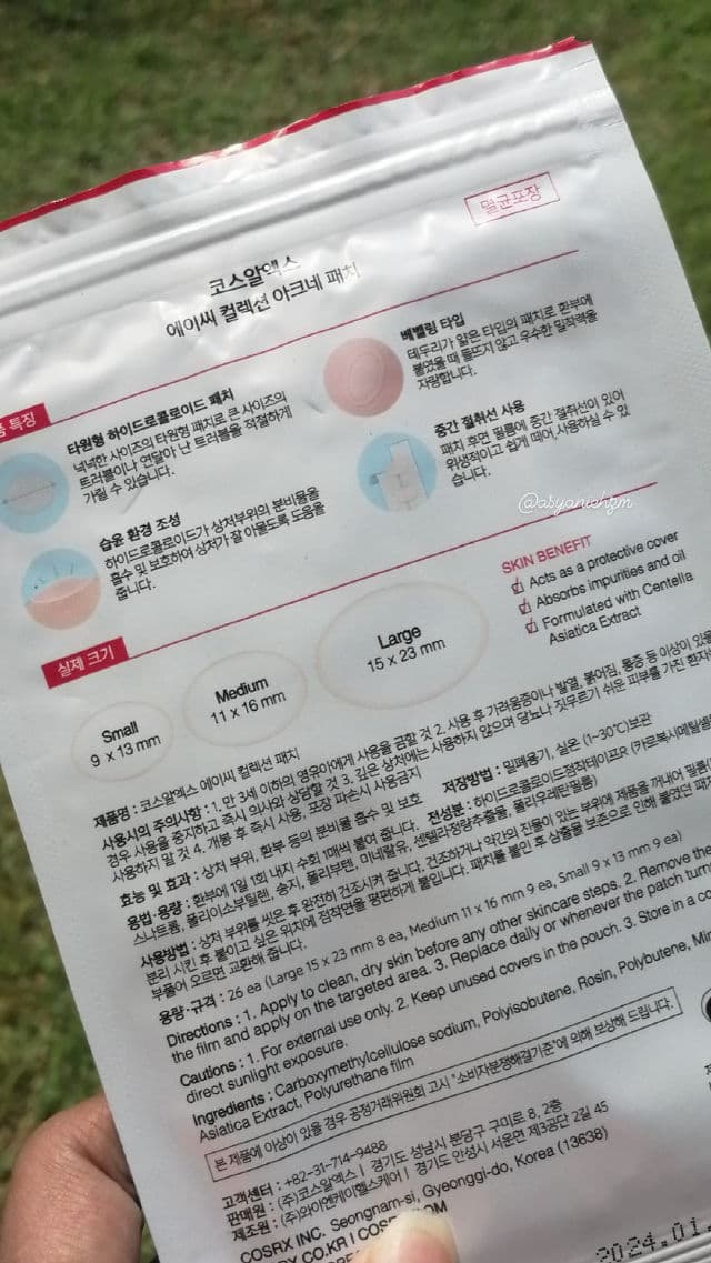 COSRX AC Collection Acne Patch review photo by asyanie