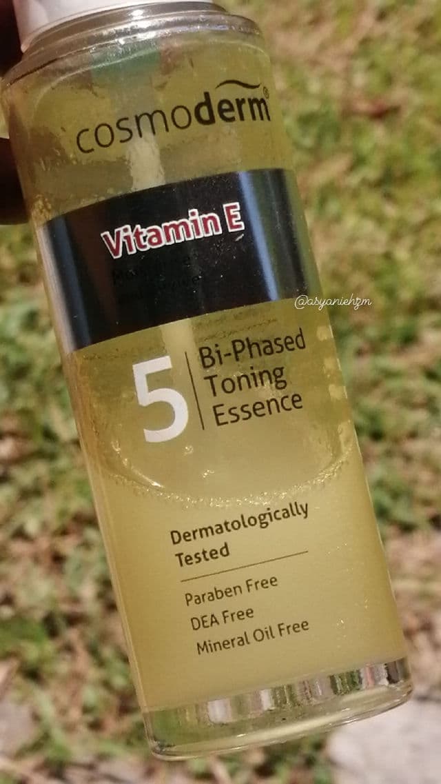Cosmoderm Vitamin E Bi-Phased Toning Essence review photo by asyanie