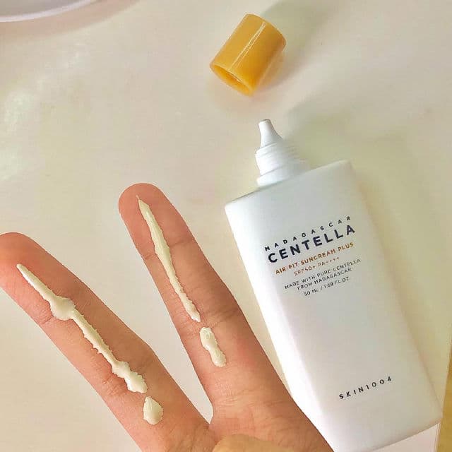 SKIN1004 Madagascar Centella Air-Fit Suncream Plus SPF50 PA++++ review photo by atiekahs