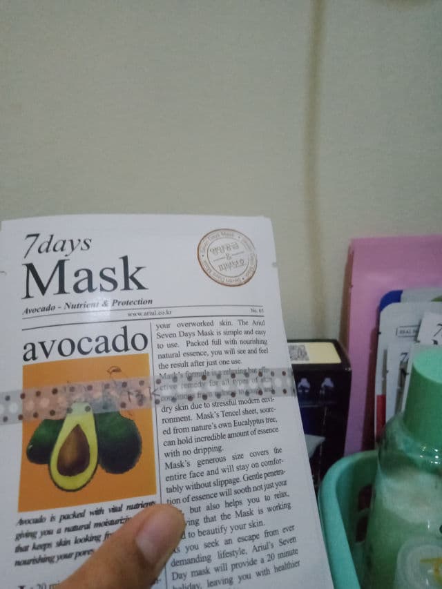 Ariul Avocado 7 Days Mask review photo by pparuhwaktu