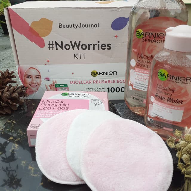 Garnier Micellar Rose Water Cleanse & Glow review photo by auliaasaf