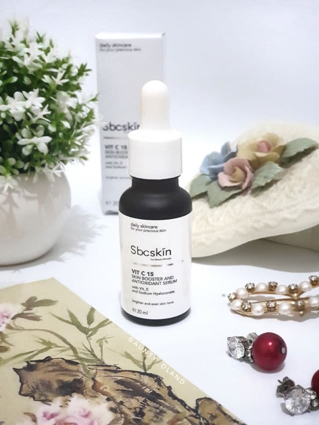 Sbcskin VIT C 15 Skin Booster & Antioxidant Serum review photo by auntyoland