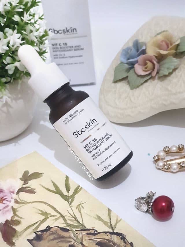 Sbcskin VIT C 15 Skin Booster & Antioxidant Serum review photo by auntyoland