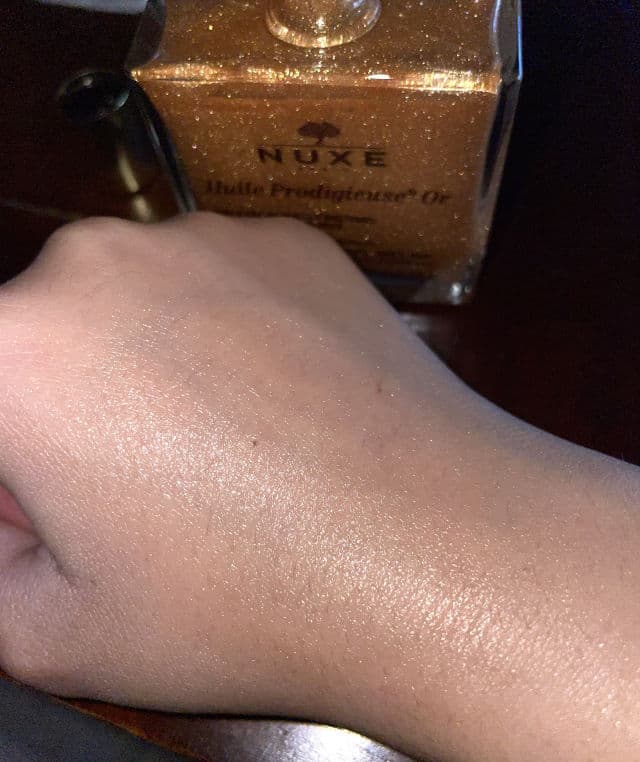 Nuxe Shimmering Dry Oil Huile Prodigieuse® Or review photo by Auro