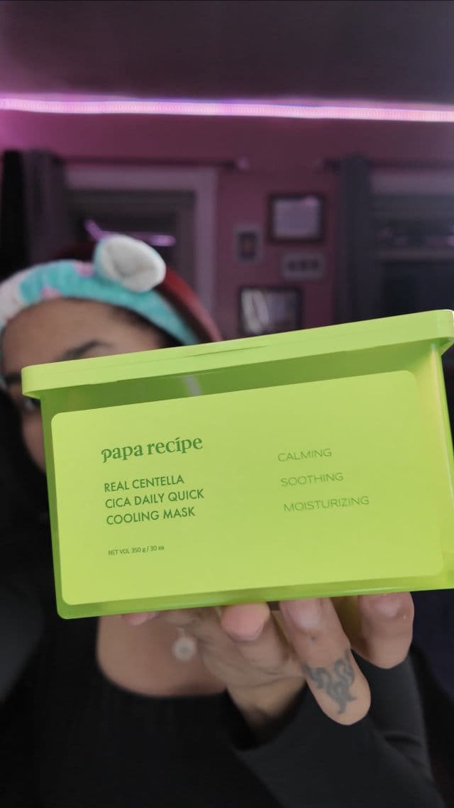 PAPA RECIPE Real Centella Cica Daily Quick Cooling Mask review photo by JanaiE