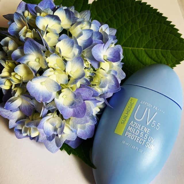 SUR.MEDIC Azulene Mild 5.5 UV Protect Sun SPF50+ PA++++ review photo by balancedmenagerie