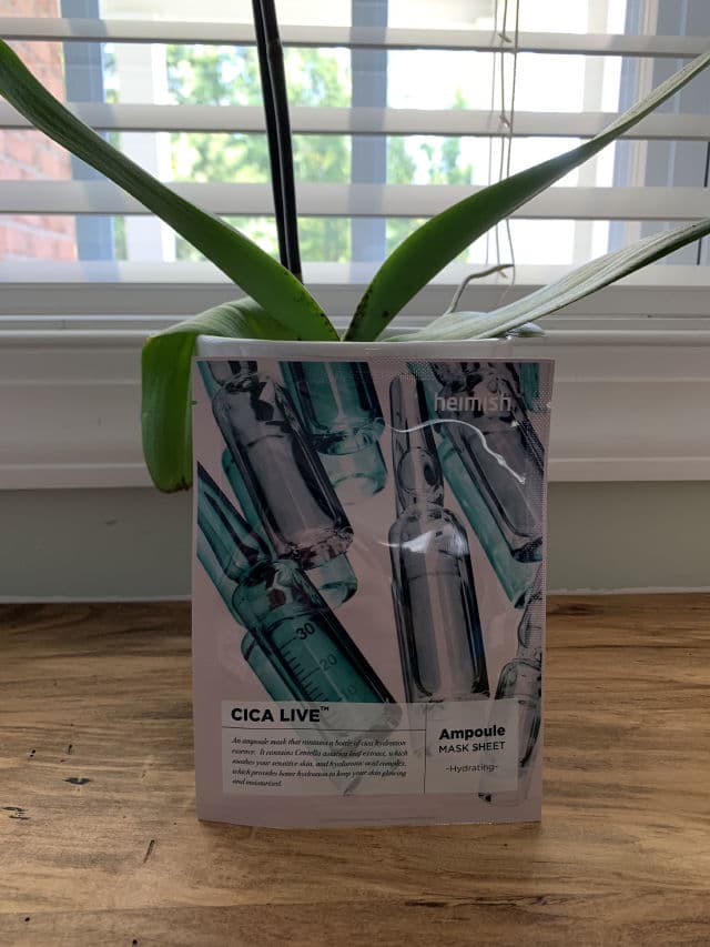 Heimish Cica Live Ampoule Mask Sheet review photo by balancedmenagerie