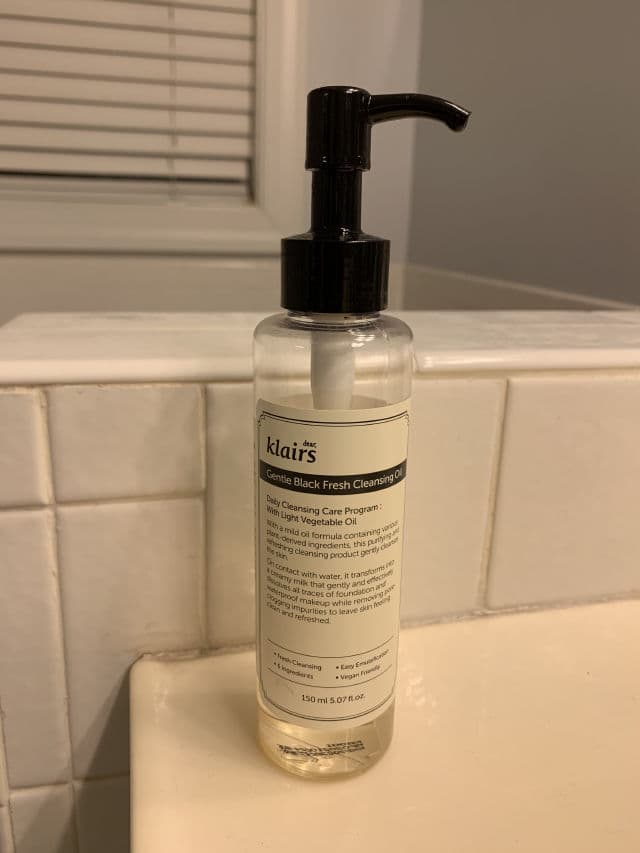 Gentle Black Fresh Cleansing Oil product review