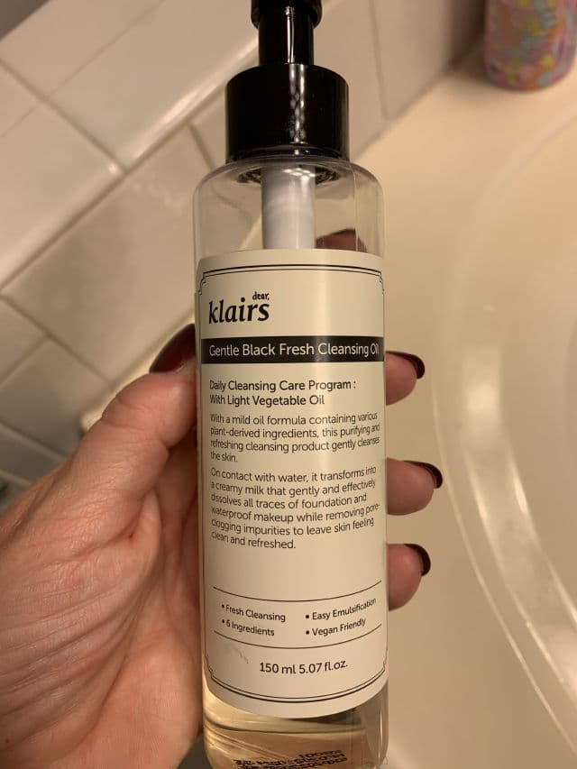 Gentle Black Fresh Cleansing Oil product review