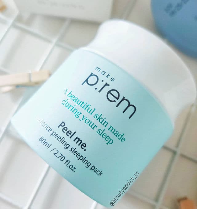 make p:rem Peel Me. Radiance Peeling Sleeping Mask review photo by beautyaddictcc