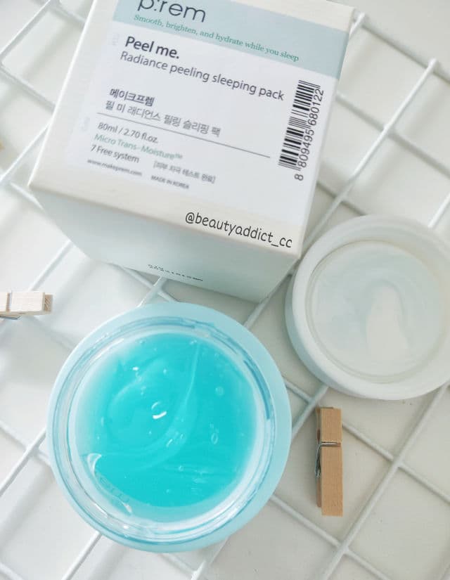 make p:rem Peel Me. Radiance Peeling Sleeping Mask review photo by beautyaddictcc