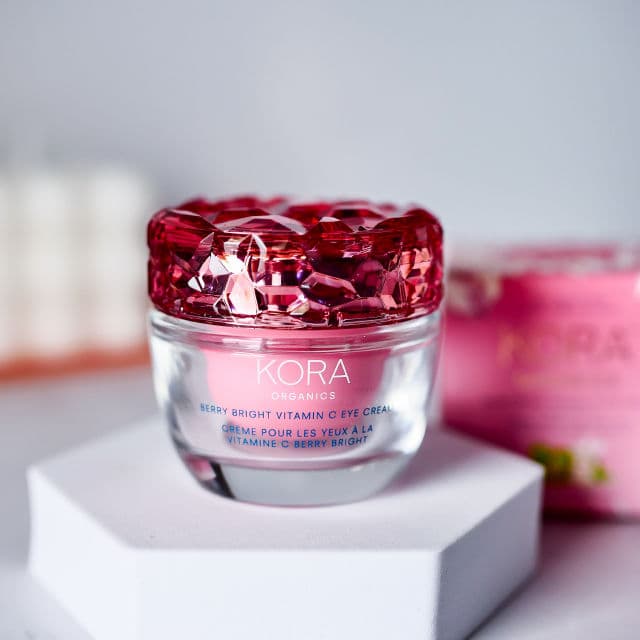 KORA Organics Berry Bright Vitamin C Eye Cream review photo by beautyandberriesss