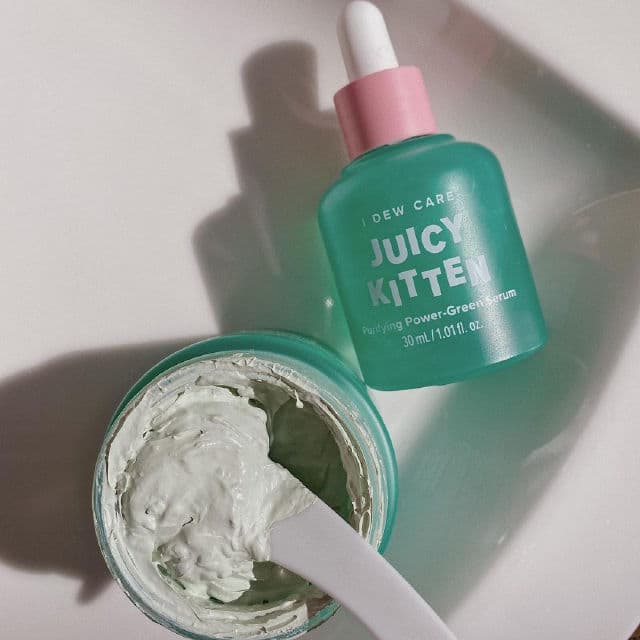 I Dew Care Juicy Kitten Purifying Power Green Serum review photo by beautyerudite