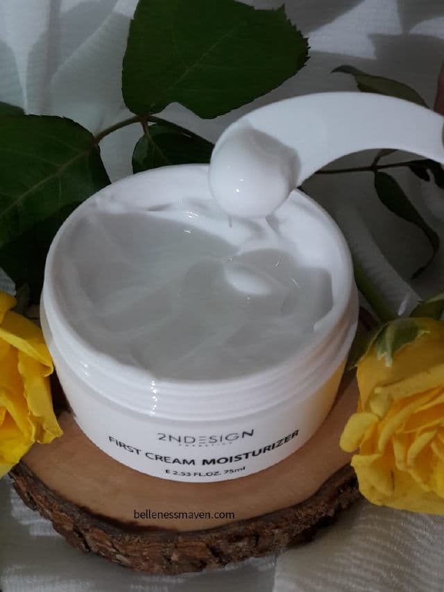 2NDESIGN First Cream Moisturizer review photo by bellenessmaven