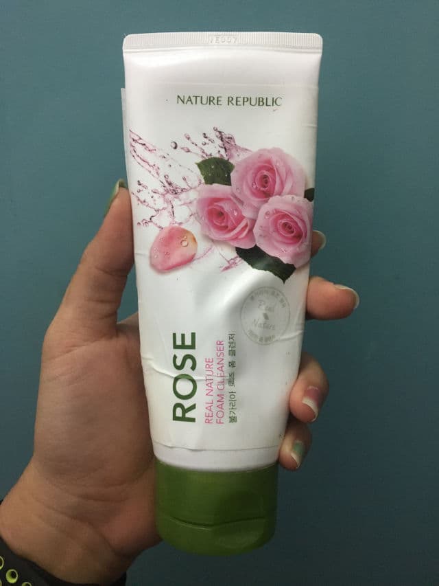 NATURE REPUBLIC Real Nature Rose Foam Cleanser review photo by bnediqta