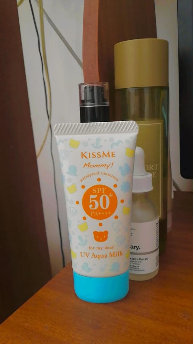 ISEHAN Co. Kiss Me Mommy UV Aqua Milk Waterproof Sunscreen SPF 50+ PA++++ review photo by bonapplenat