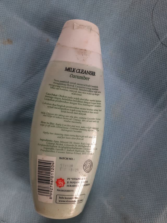 Viva Milk Cleanser Cucumber review photo by britishshorthair