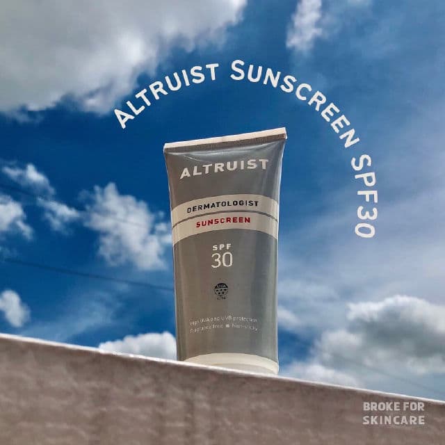 Altruist Dermatologist Sunscreen SPF 30 review photo by brokeforskincare