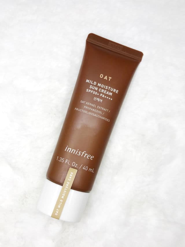 INNISFREE Oat Mild Moisture Sun Cream SPF50+ PA+++ review photo by brunette