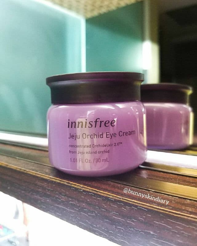 INNISFREE Orchid Eye Cream review photo by bunnyskindiary