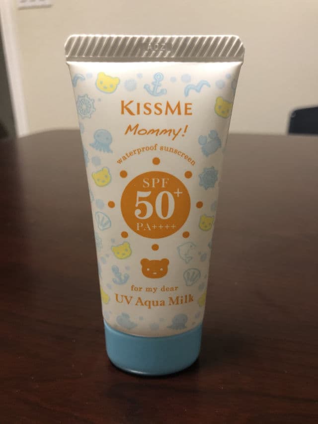 ISEHAN Co. Kiss Me Mommy UV Aqua Milk Waterproof Sunscreen SPF 50+ PA++++ review photo by butterykirby
