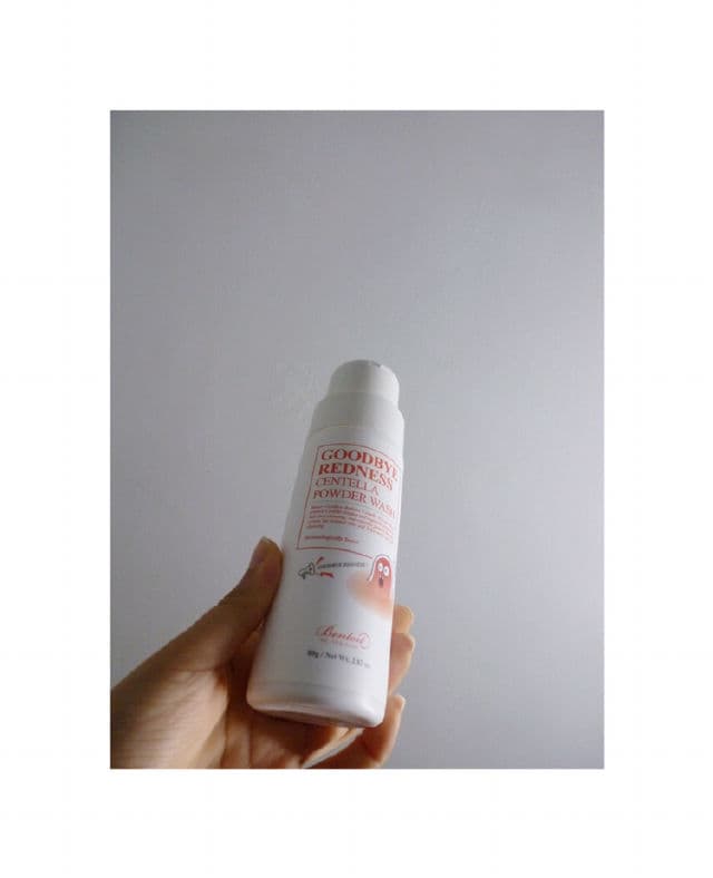 BENTON Goodbye Redness Centella Powder Wash review photo by byGlitterSC