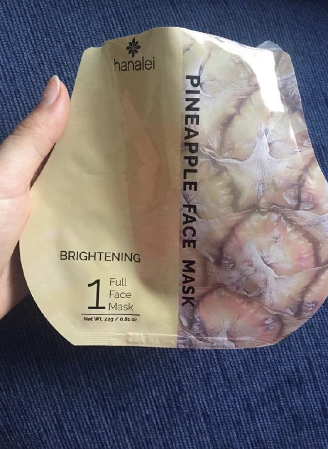 Hanalei Face Sheet Mask - Pineapple review photo by byGlitterSC