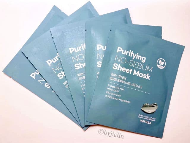 Varuza Purifying No-Sebum Sheet Mask with Green Mud review photo by byjialin