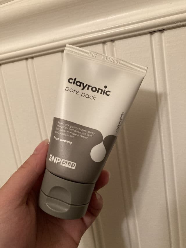 SNP Clayronic Pore Pack review photo by cafeaubeauty