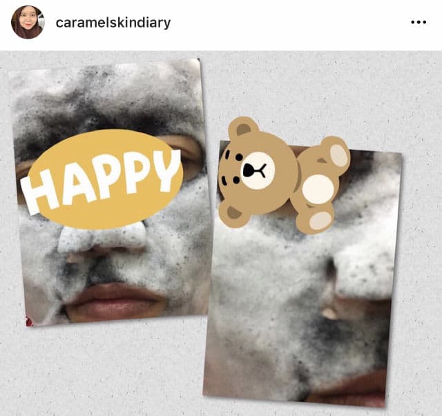 Shangpree Sparkling Mask review photo by caramelskindiary